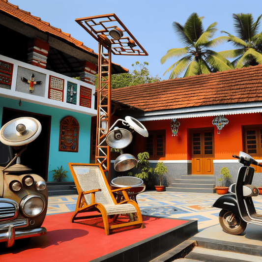 Transforming Vintage Vehicles into Unique Home Decor in Kerala - Cosas y Punto