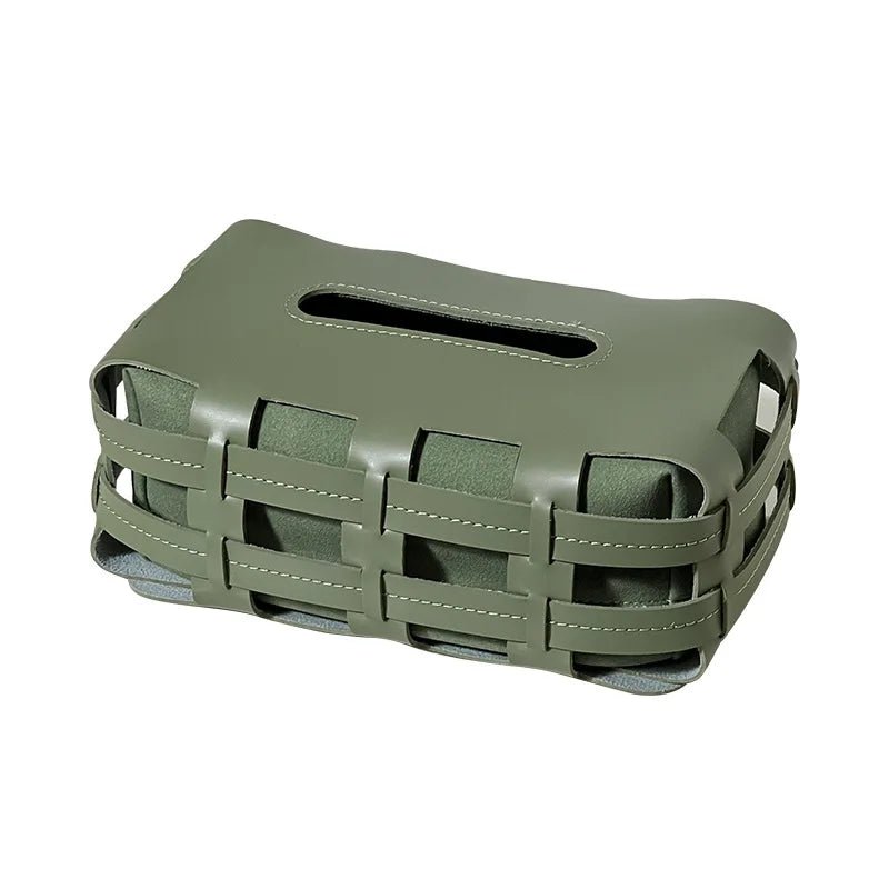 Modern Elegant Leather Tissue Box - Cosas y Punto
