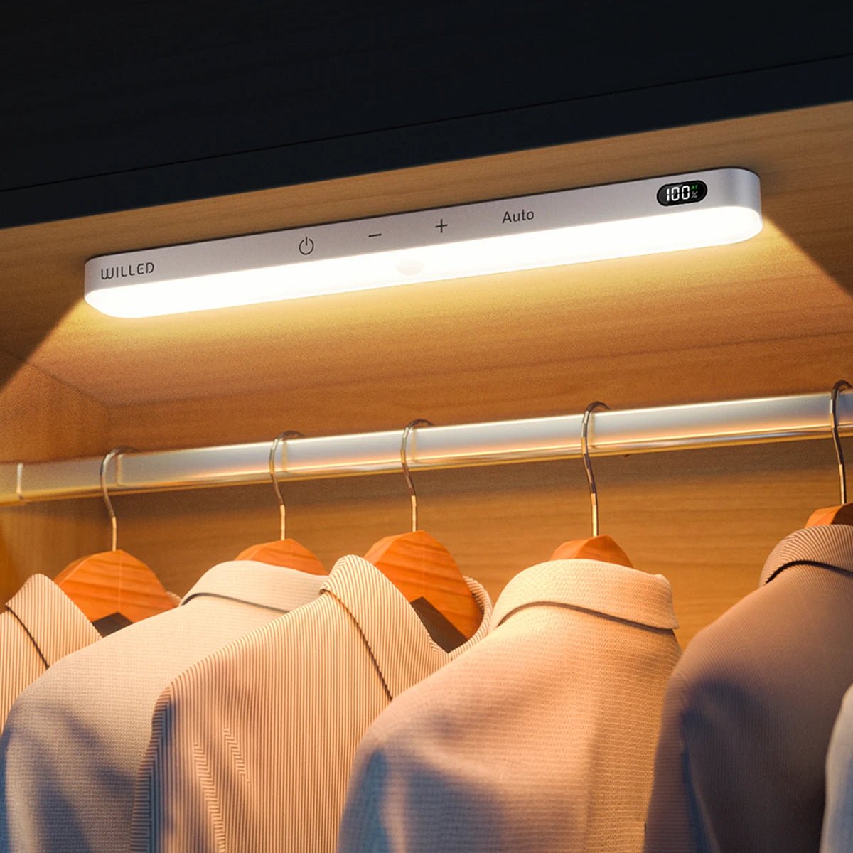 WILLED Rechargeable Warm Light Motion Sensor Cabinet Light - Cosas y Punto