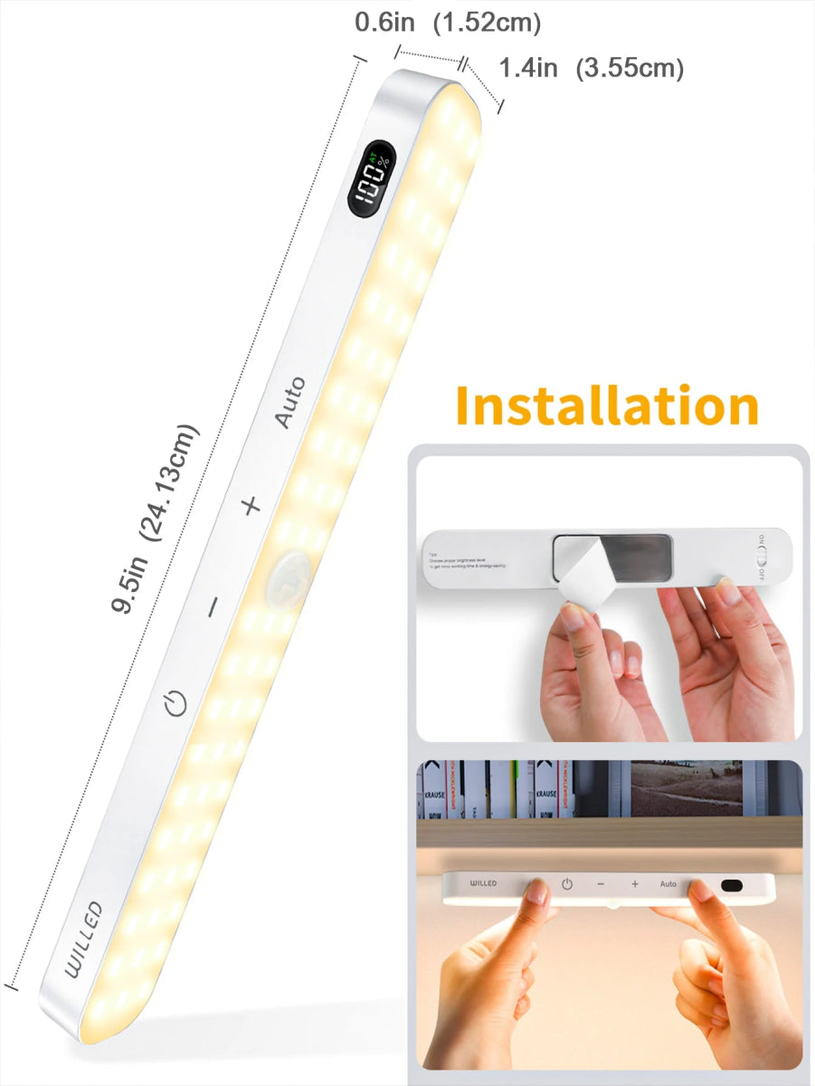 WILLED Rechargeable Warm Light Motion Sensor Cabinet Light - Cosas y Punto