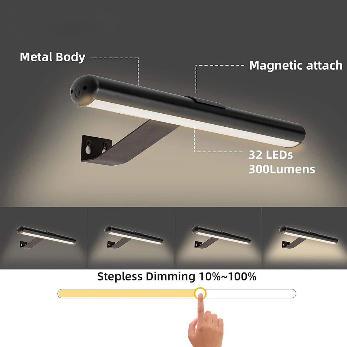 Wireless Wall Lamp Art Display with Rechargeable Battery - Cosas y Punto