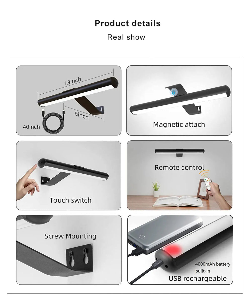 Wireless Wall Lamp Art Display with Rechargeable Battery - Cosas y Punto
