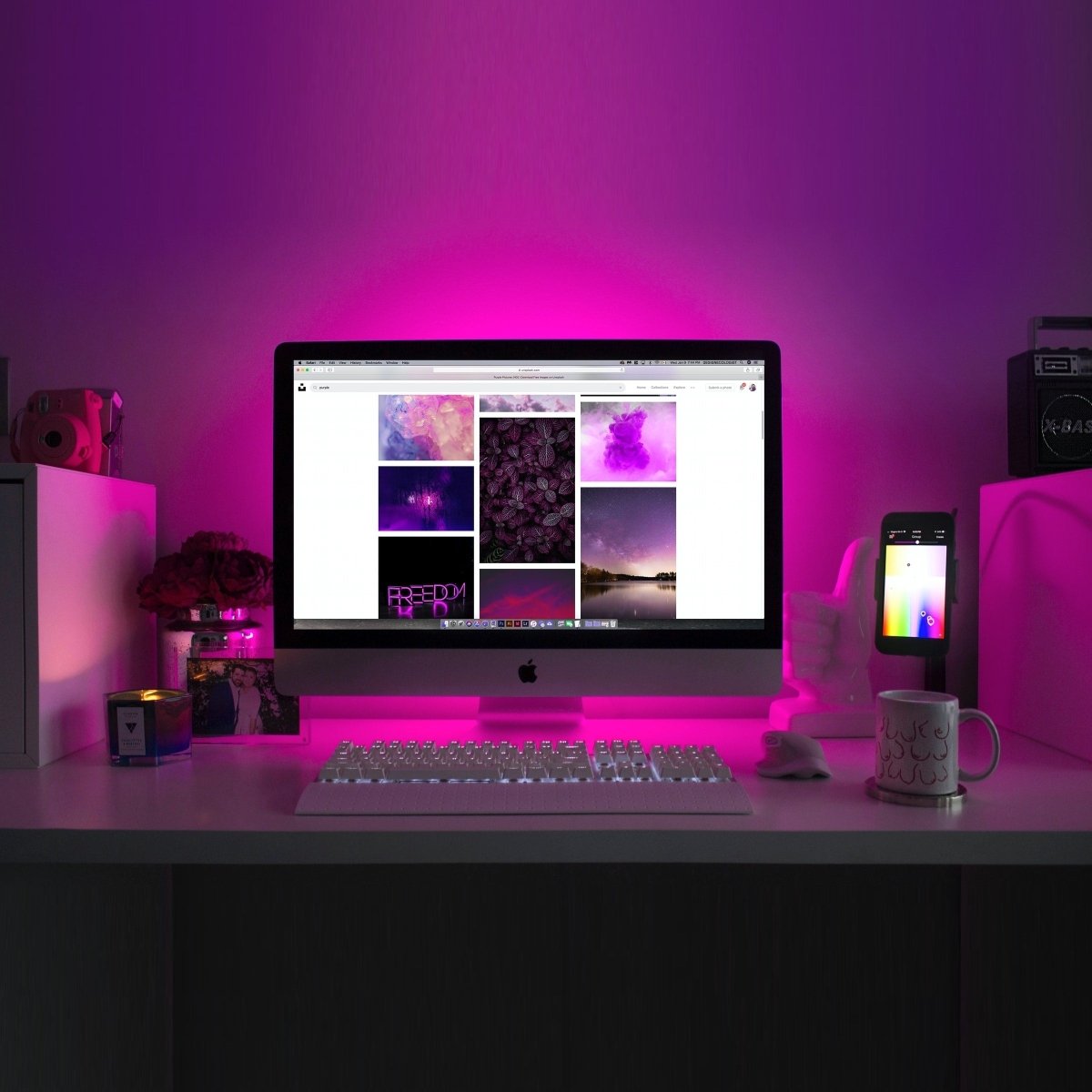 65.6 ft. Color LED Smart Strip Lights (Remote & App control) - Cosas y Punto
