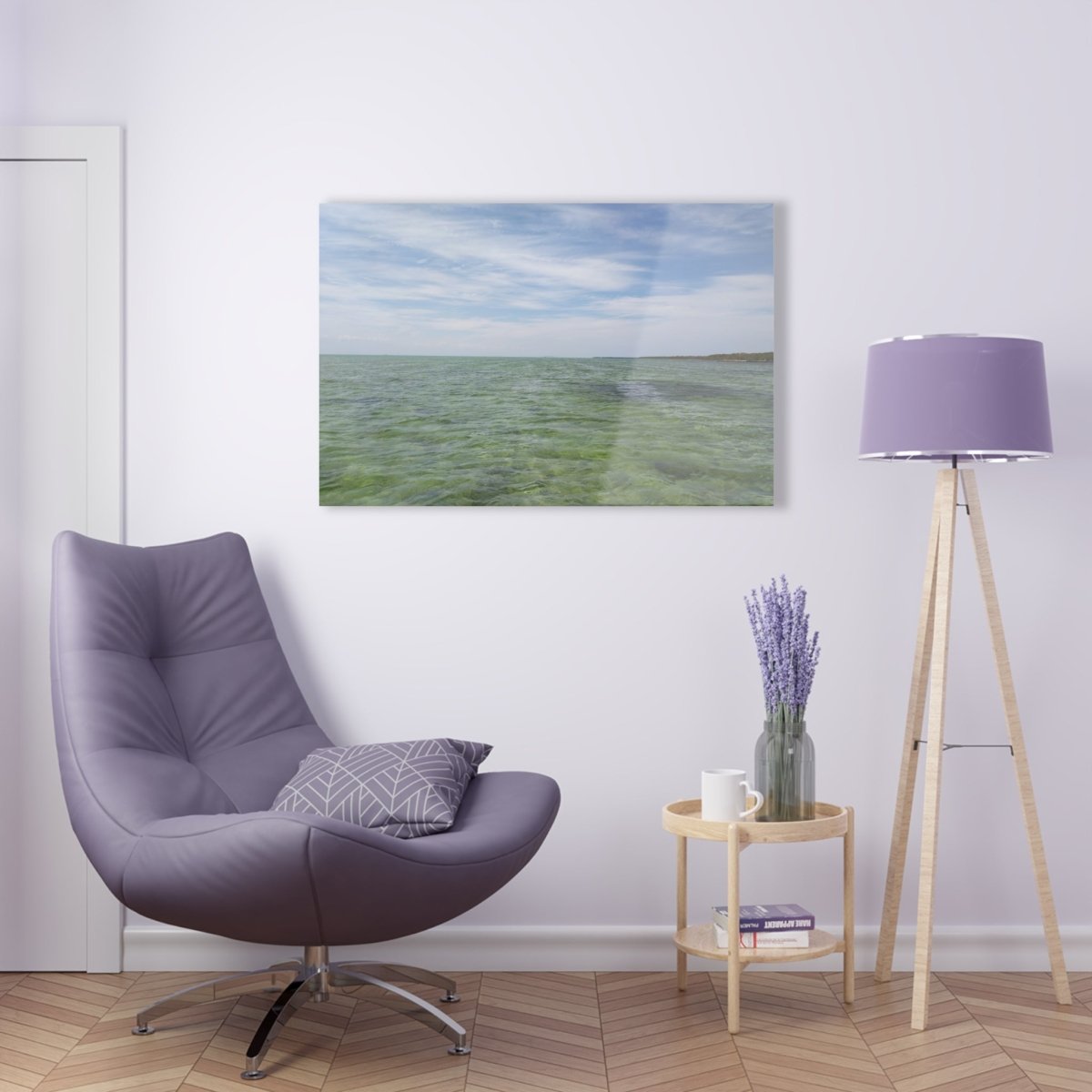 A day in the water on Acrylic Glass Wall Art - Cosas y Punto