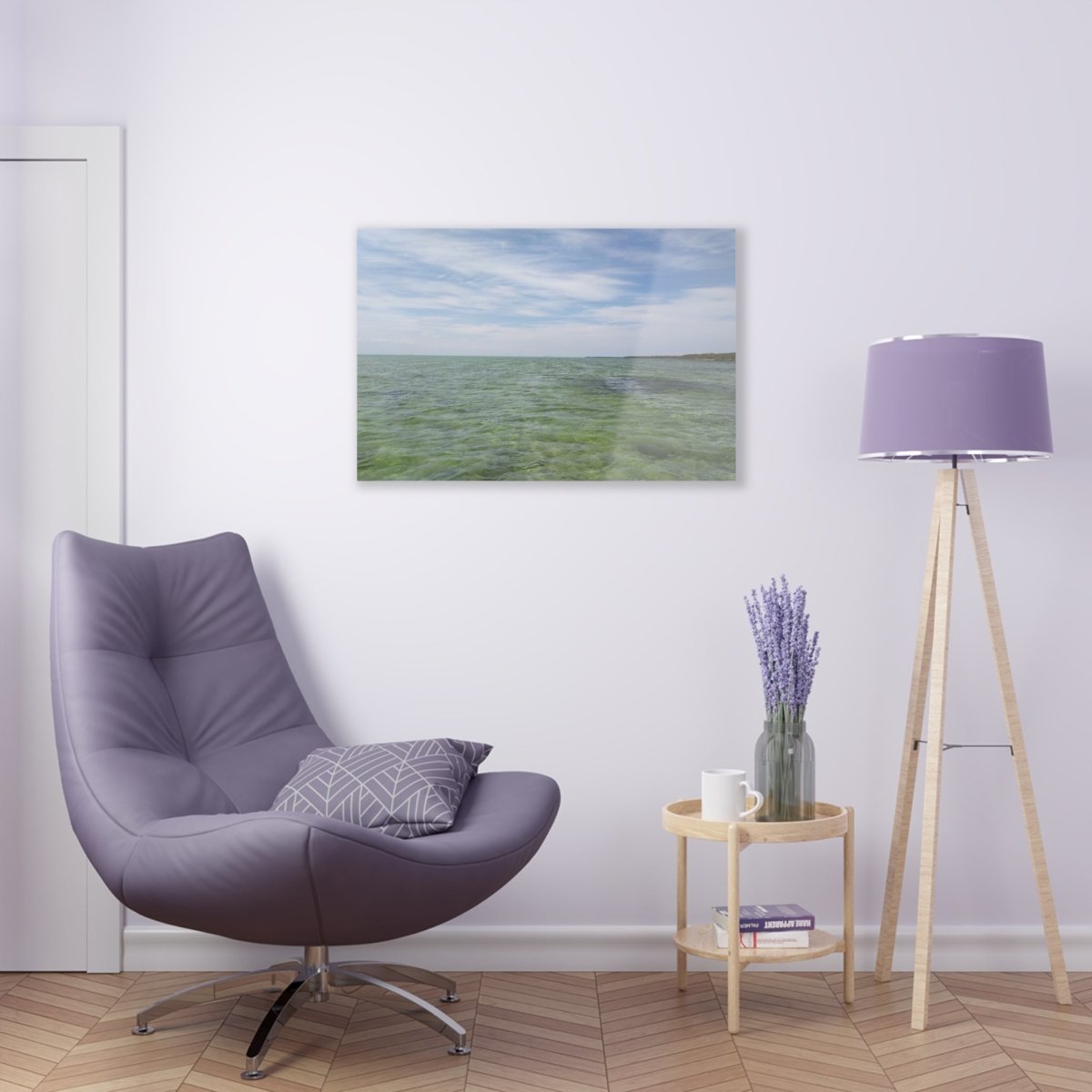 A day in the water on Acrylic Glass Wall Art - Cosas y Punto