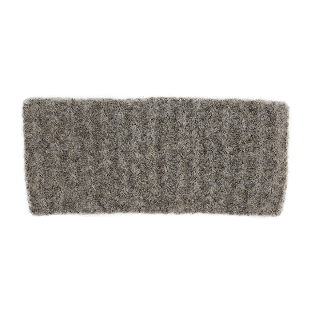 Autumn Ribbed Alpaca Ear Warmer - Cosas y Punto