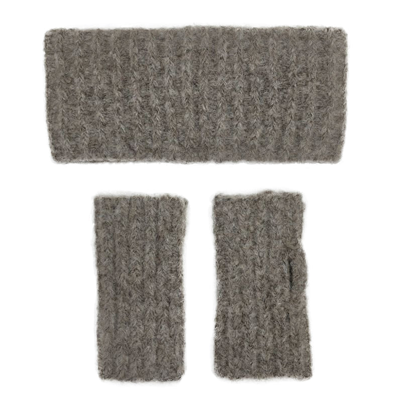 Autumn Ribbed Alpaca Gloves - Cosas y Punto