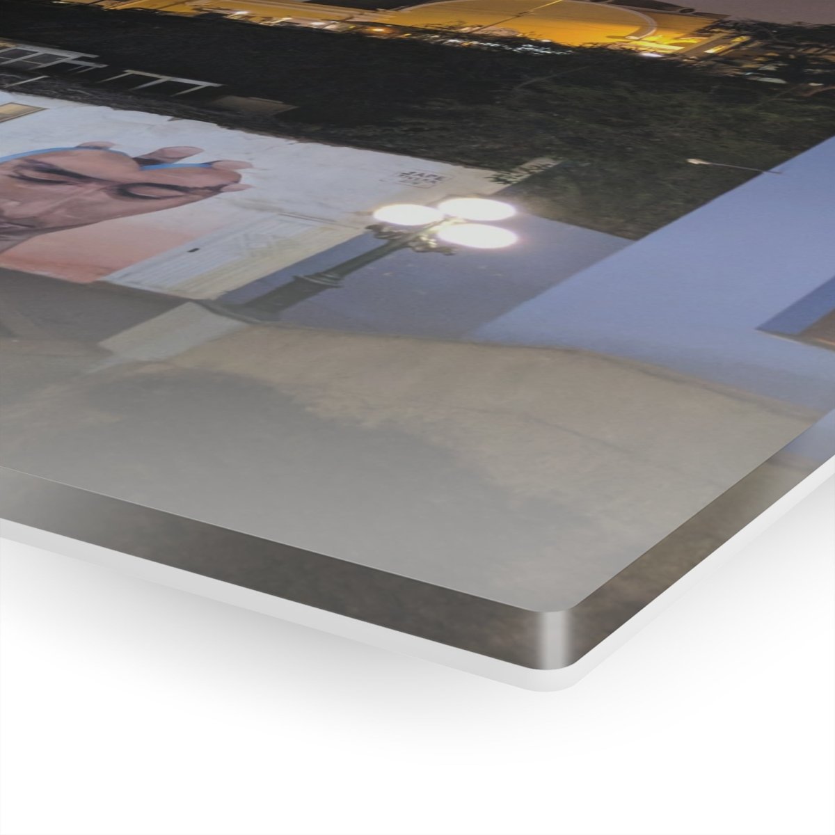 Barranco, Lima Peru by night on Acrylic Glass Wall Art - Cosas y Punto
