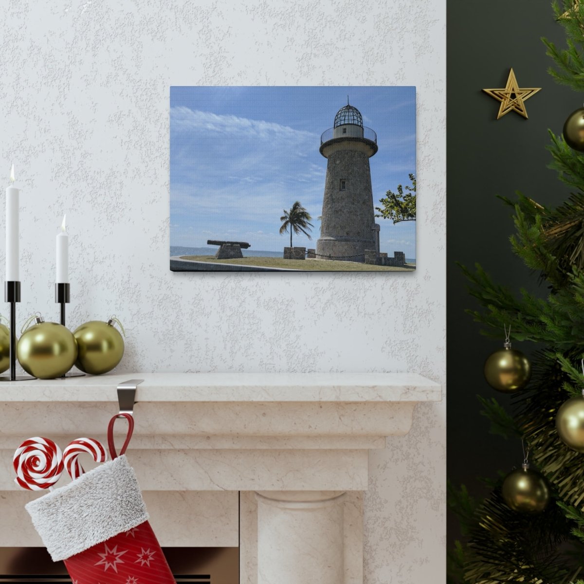 Boca Chita Lighthouse on Canvas - Cosas y Punto