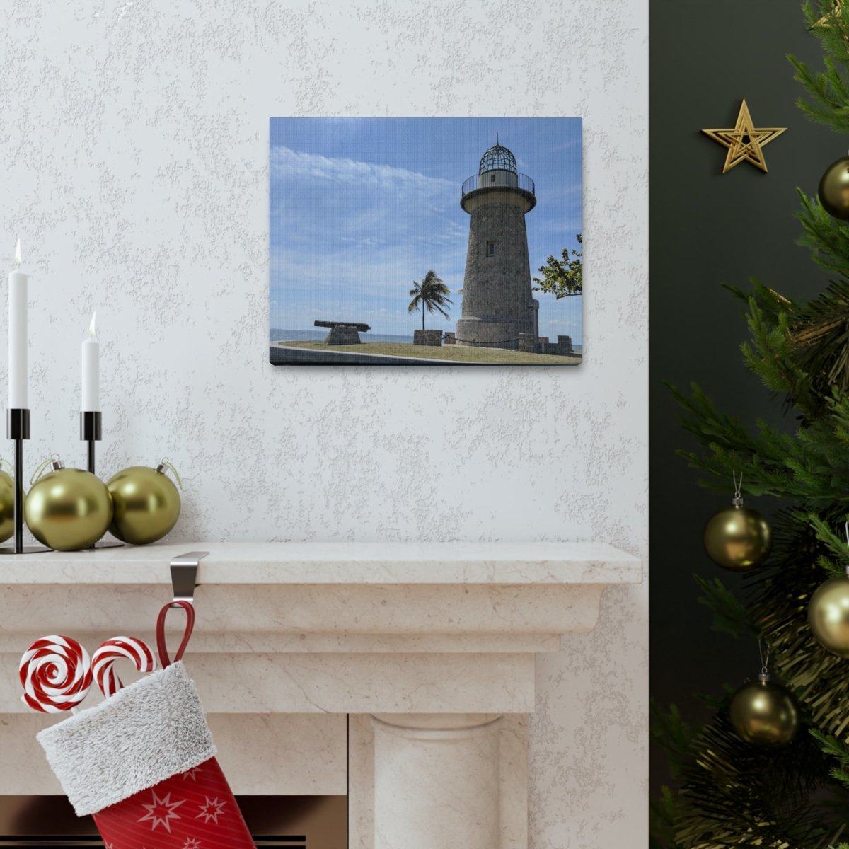 Boca Chita Lighthouse on Canvas - Cosas y Punto