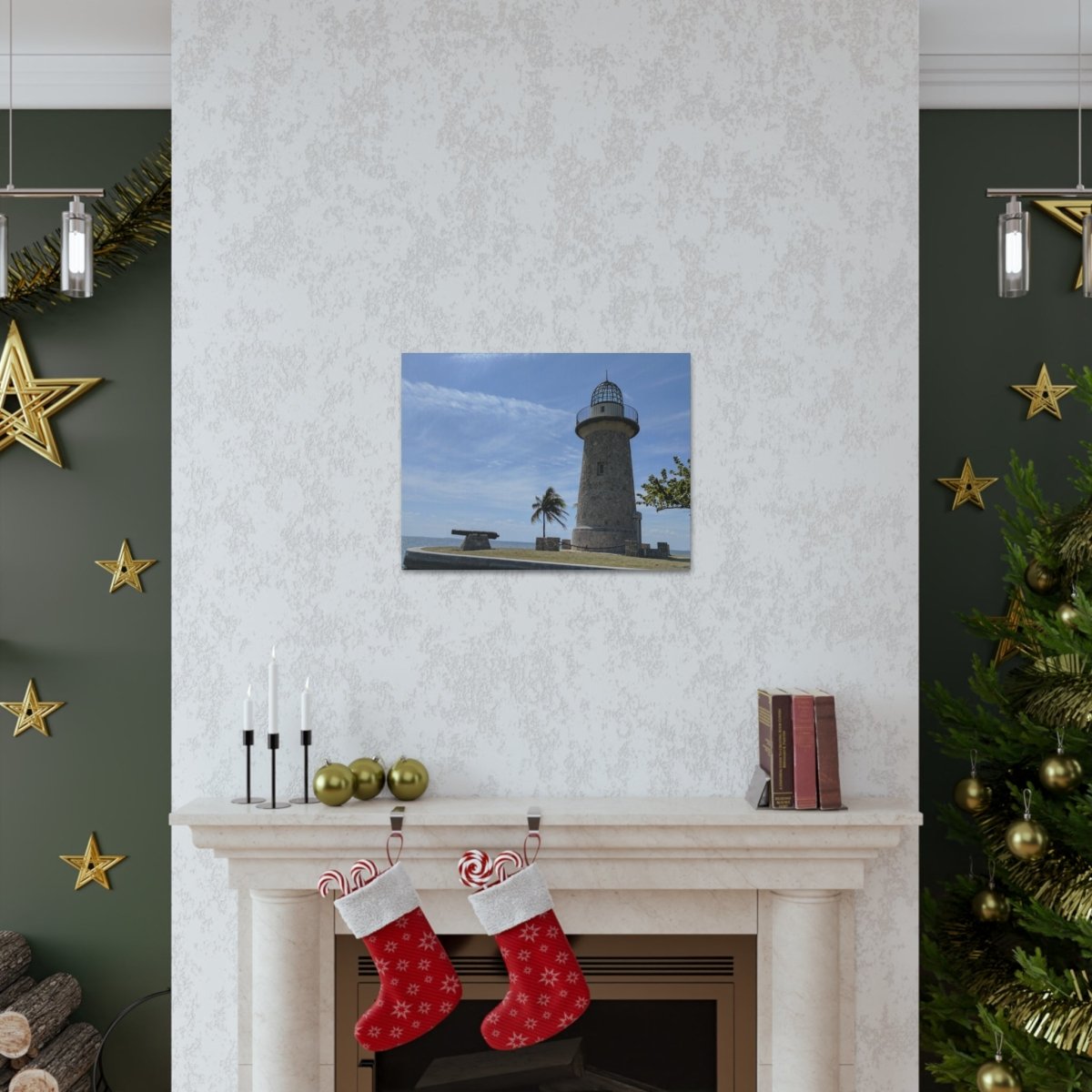 Boca Chita Lighthouse on Canvas - Cosas y Punto