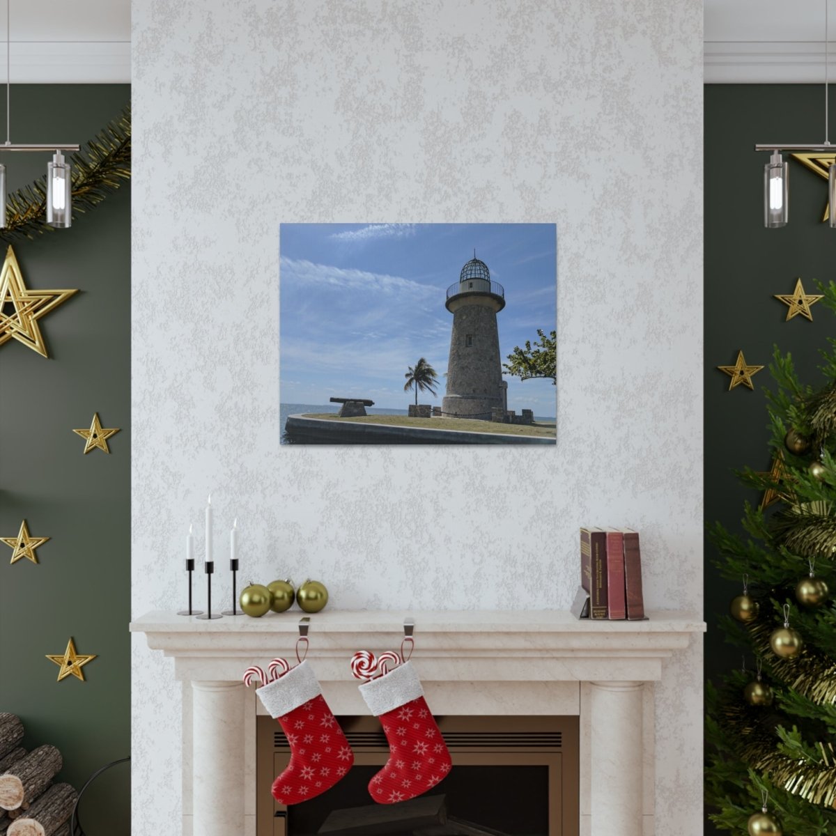 Boca Chita Lighthouse on Canvas - Cosas y Punto