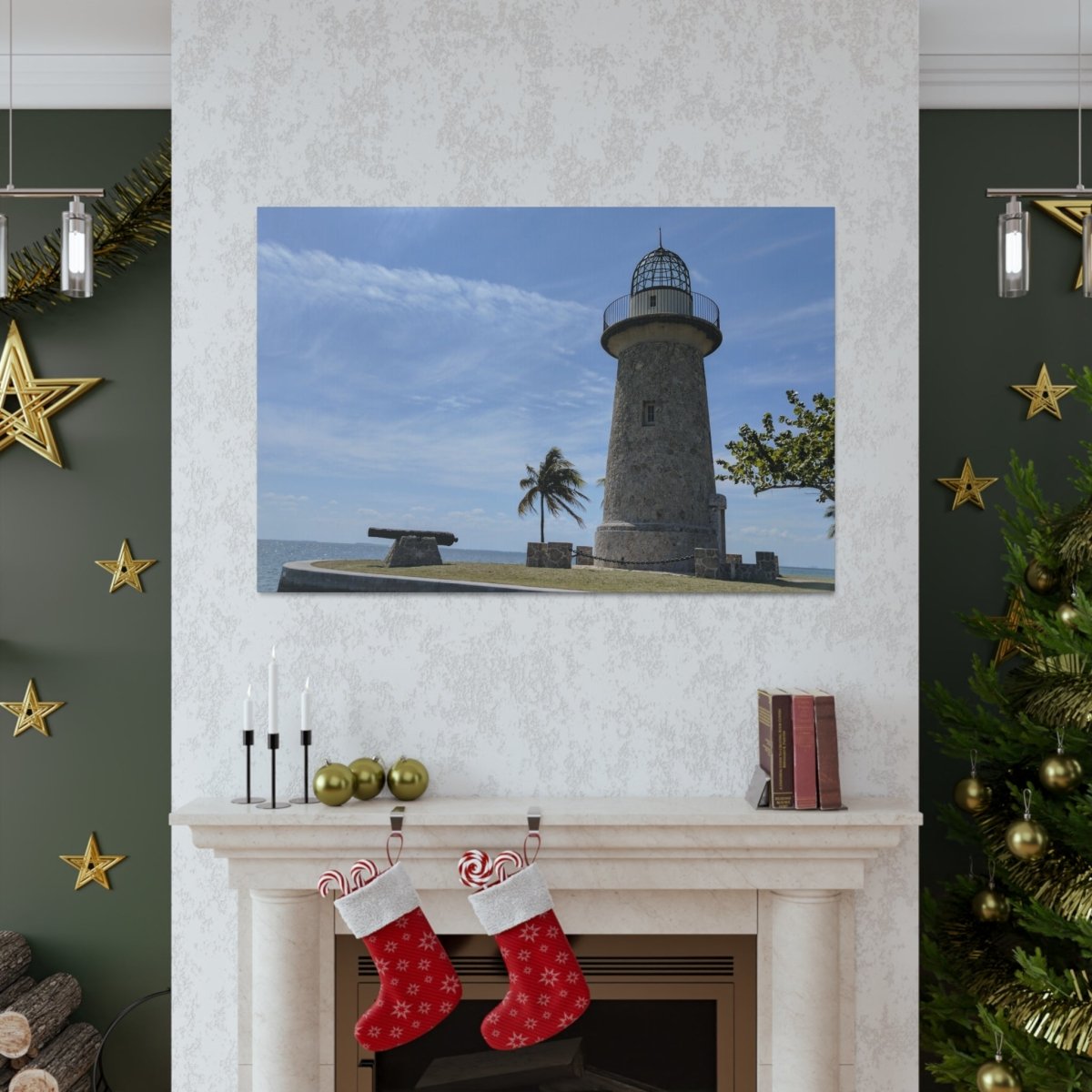 Boca Chita Lighthouse on Canvas - Cosas y Punto
