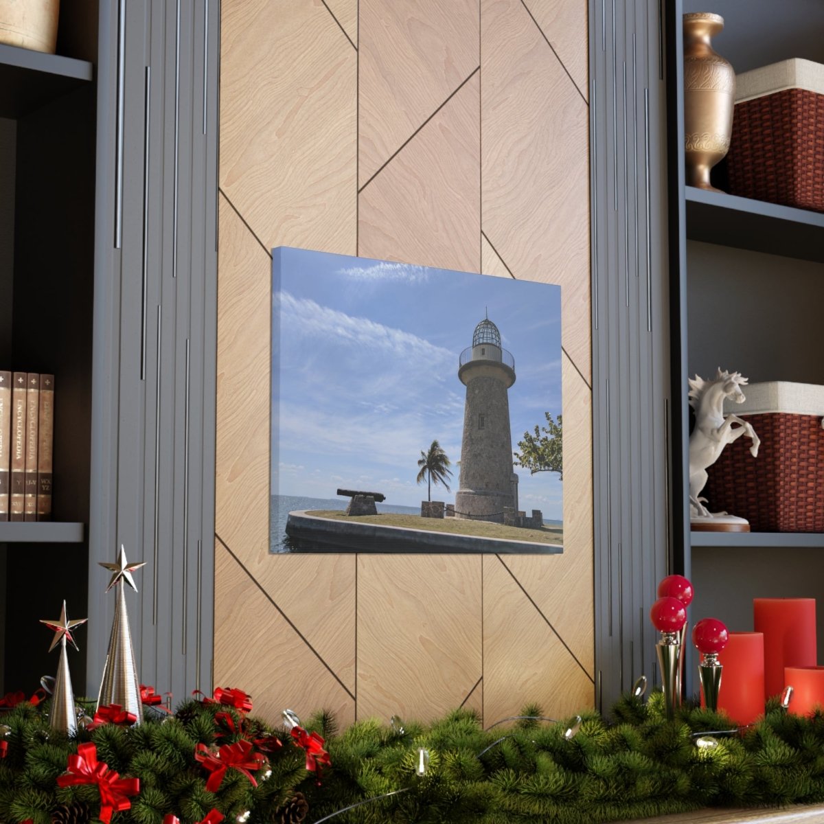 Boca Chita Lighthouse on Canvas - Cosas y Punto