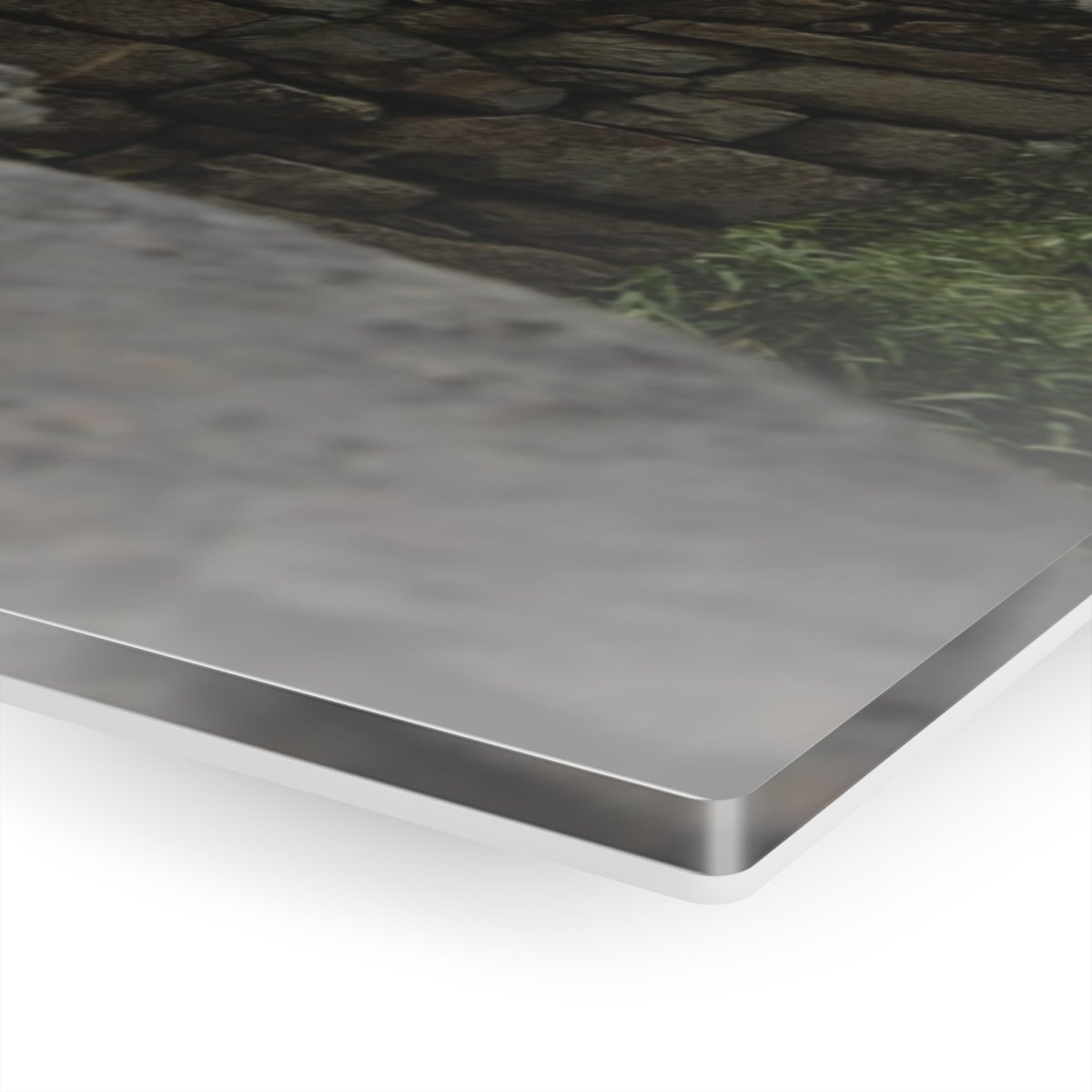 Clouds Passing Machu Picchu on Acrylic Glass Wall Art - Cosas y Punto