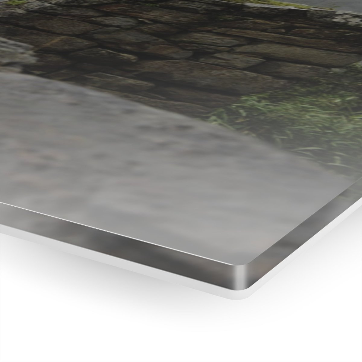 Clouds Passing Machu Picchu on Acrylic Glass Wall Art - Cosas y Punto