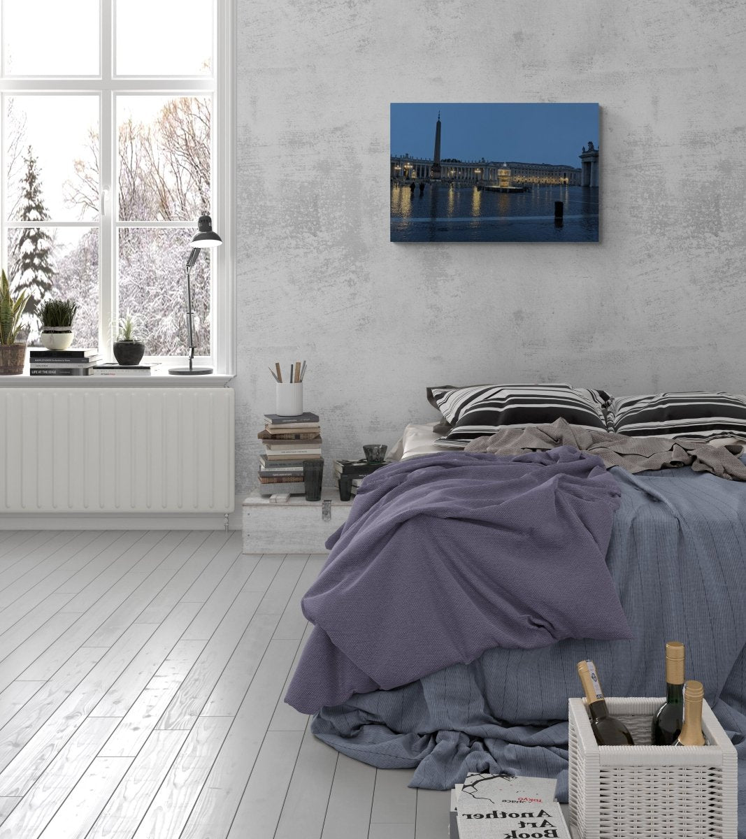 Dusk Over St. Peter's Square on Acrylic Glass Wall Art - Cosas y Punto