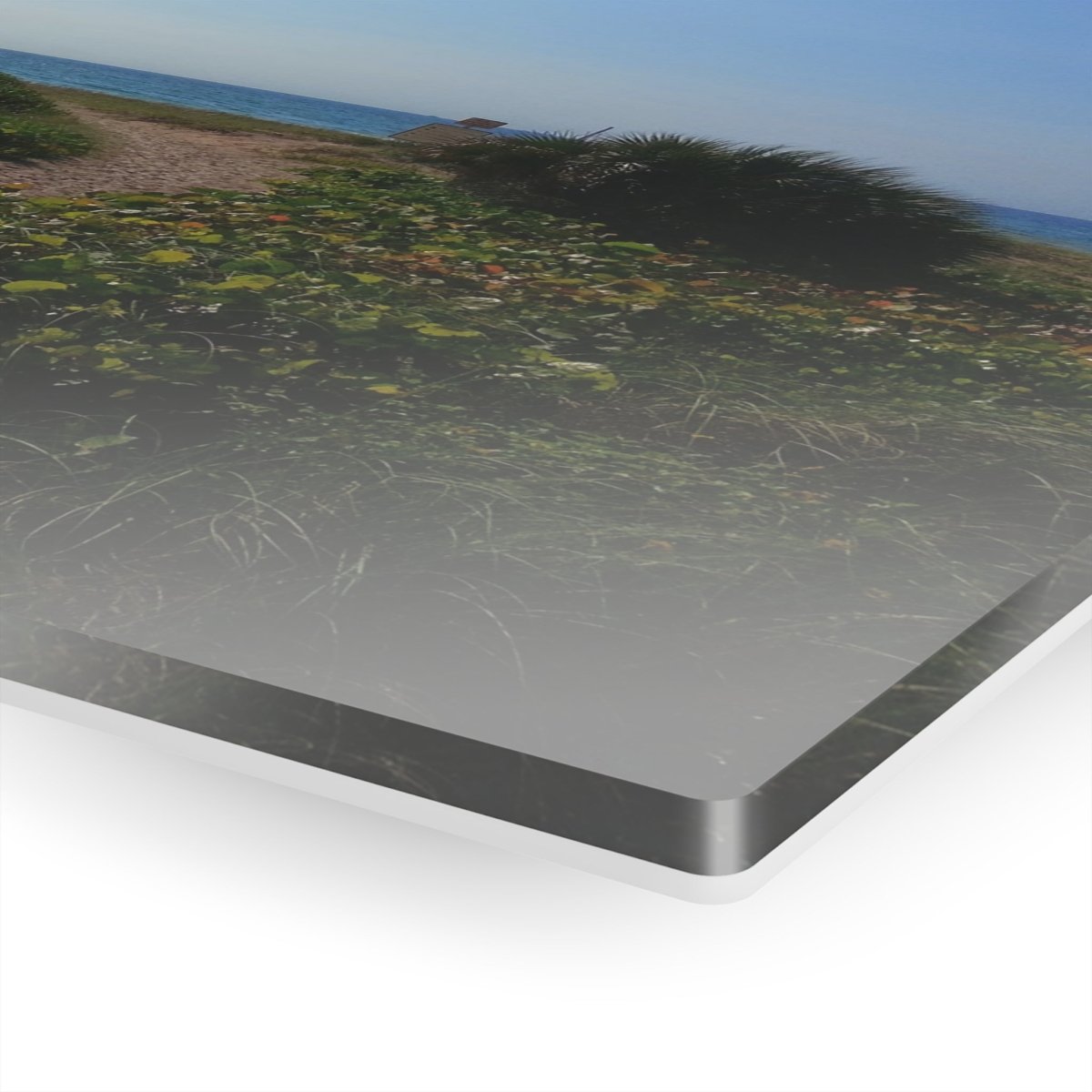 Entering the beach on Acrylic Glass Wall Art - Cosas y Punto