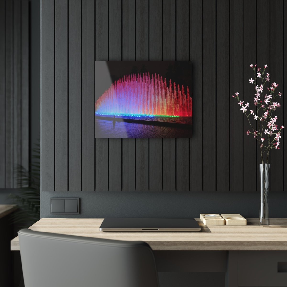 Fuente del Arco Iris in Peru on Acrylic Glass Wall Art - Cosas y Punto