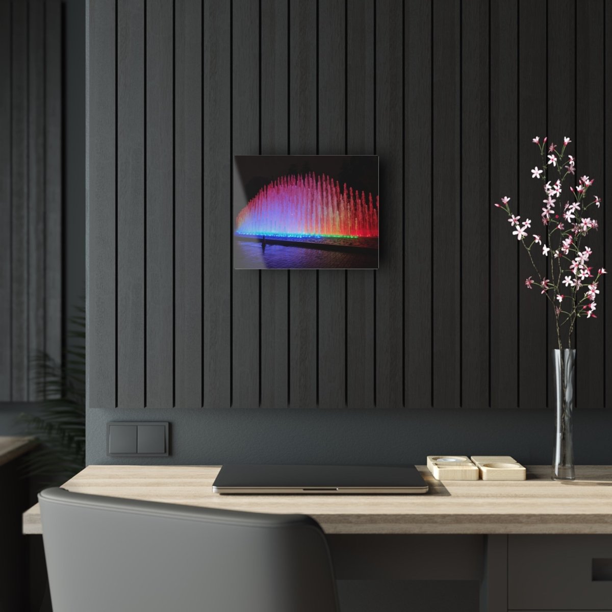 Fuente del Arco Iris in Peru on Acrylic Glass Wall Art - Cosas y Punto