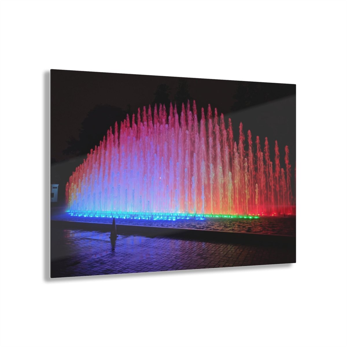 Fuente del Arco Iris in Peru on Acrylic Glass Wall Art - Cosas y Punto