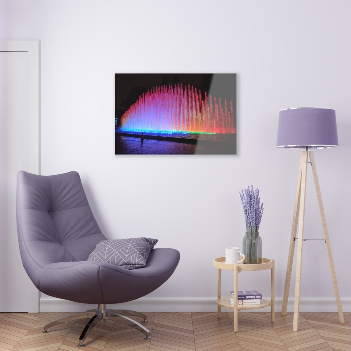Fuente del Arco Iris in Peru on Acrylic Glass Wall Art - Cosas y Punto