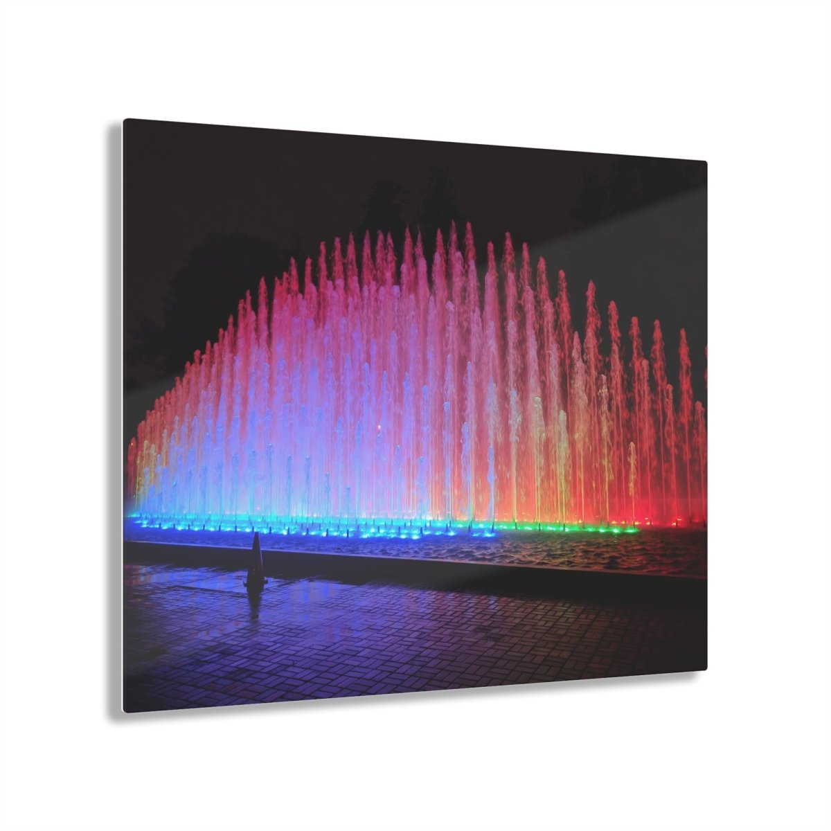 Fuente del Arco Iris in Peru on Acrylic Glass Wall Art - Cosas y Punto