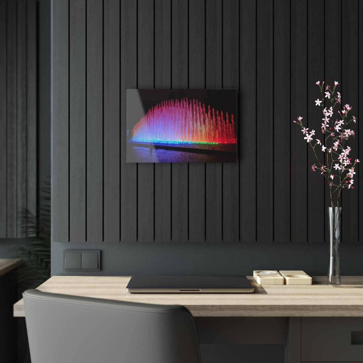 Fuente del Arco Iris in Peru on Acrylic Glass Wall Art - Cosas y Punto