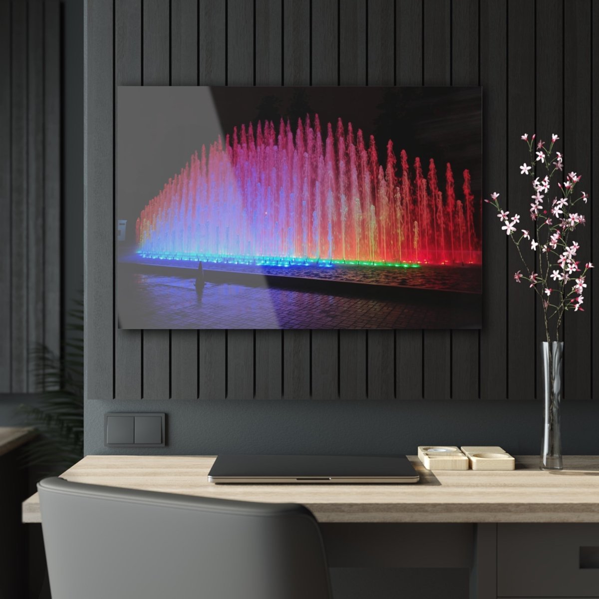 Fuente del Arco Iris in Peru on Acrylic Glass Wall Art - Cosas y Punto