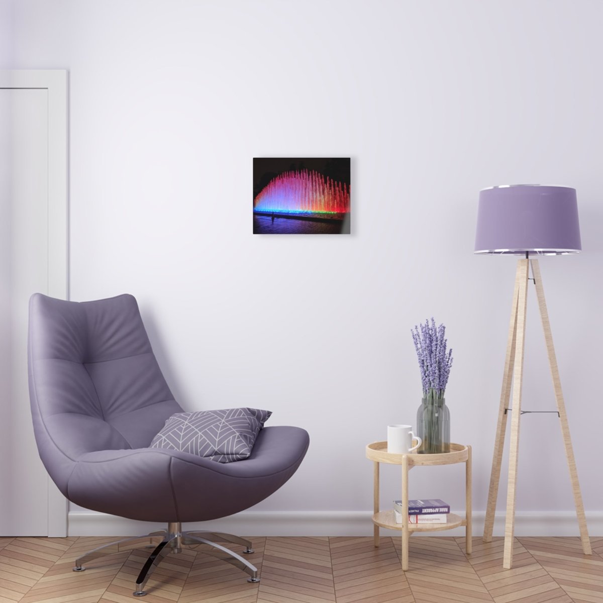 Fuente del Arco Iris in Peru on Acrylic Glass Wall Art - Cosas y Punto