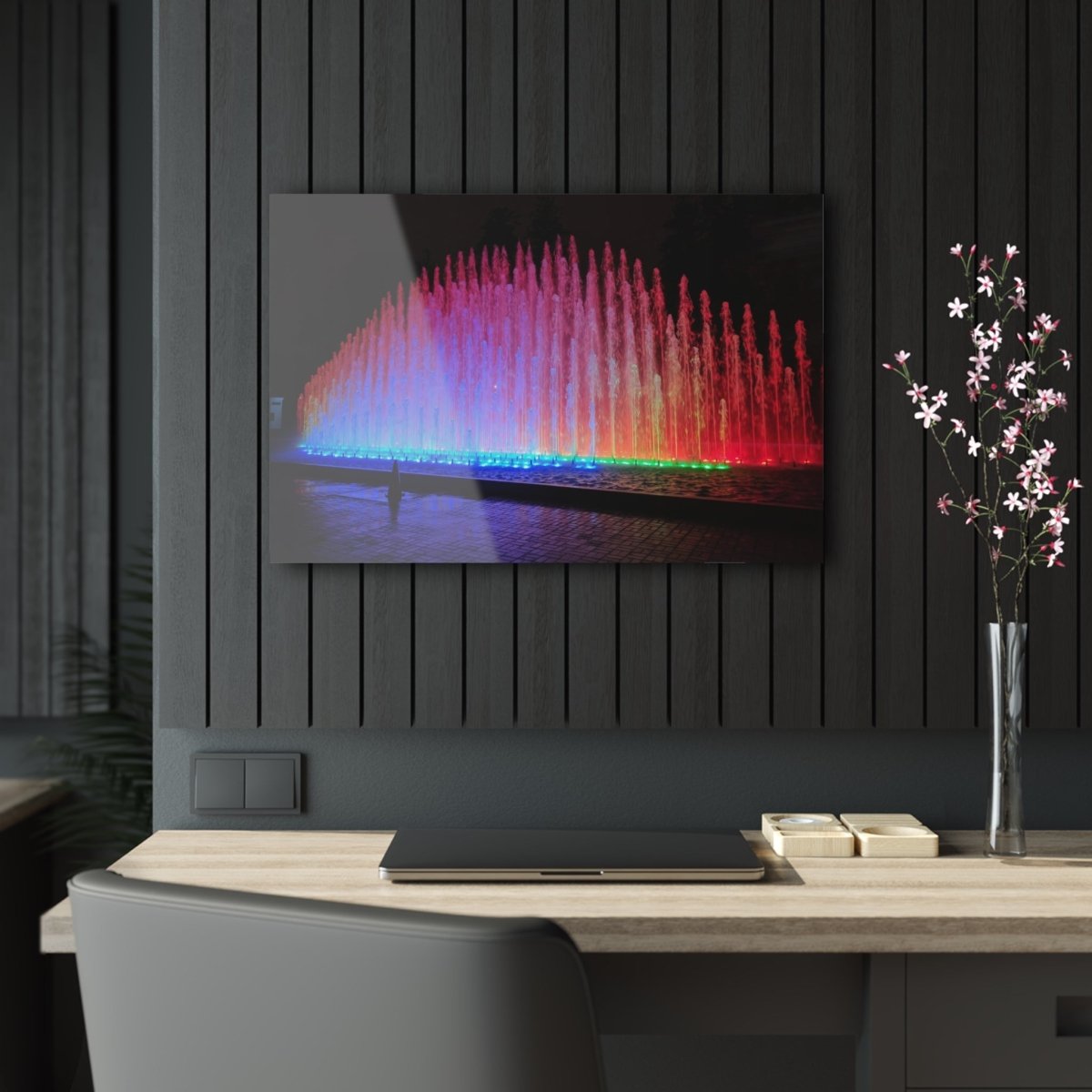 Fuente del Arco Iris in Peru on Acrylic Glass Wall Art - Cosas y Punto