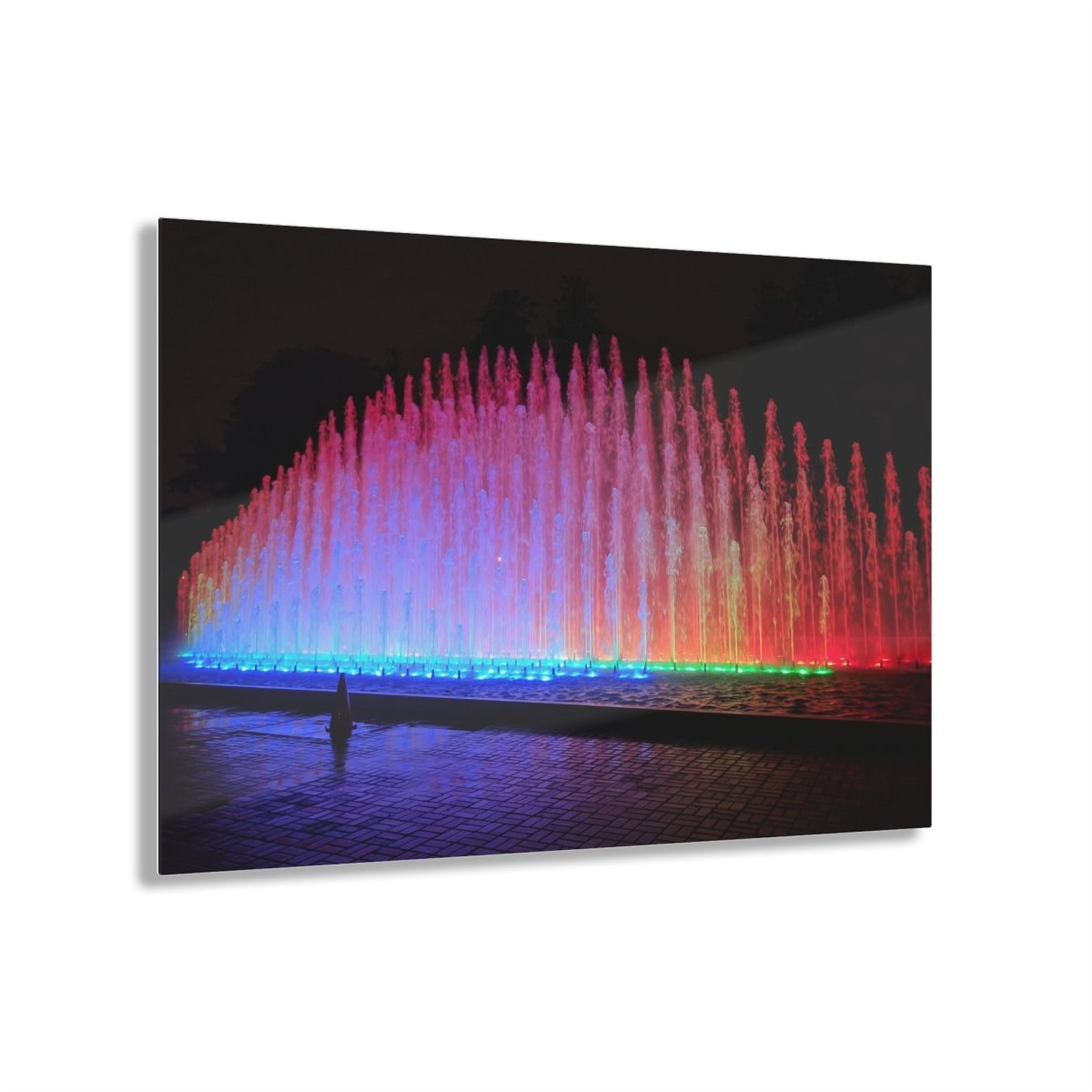 Fuente del Arco Iris in Peru on Acrylic Glass Wall Art - Cosas y Punto
