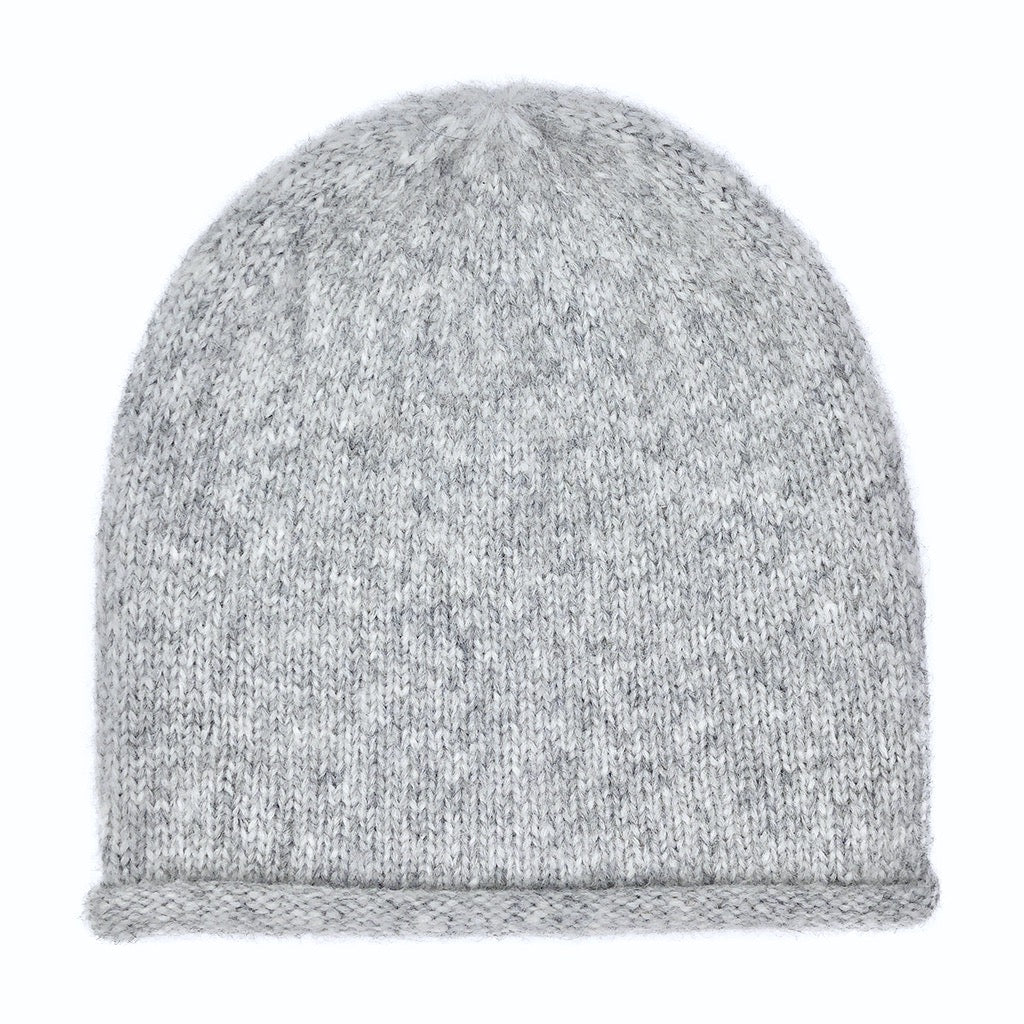 Gray Essential Knit Alpaca Beanie - Cosas y Punto