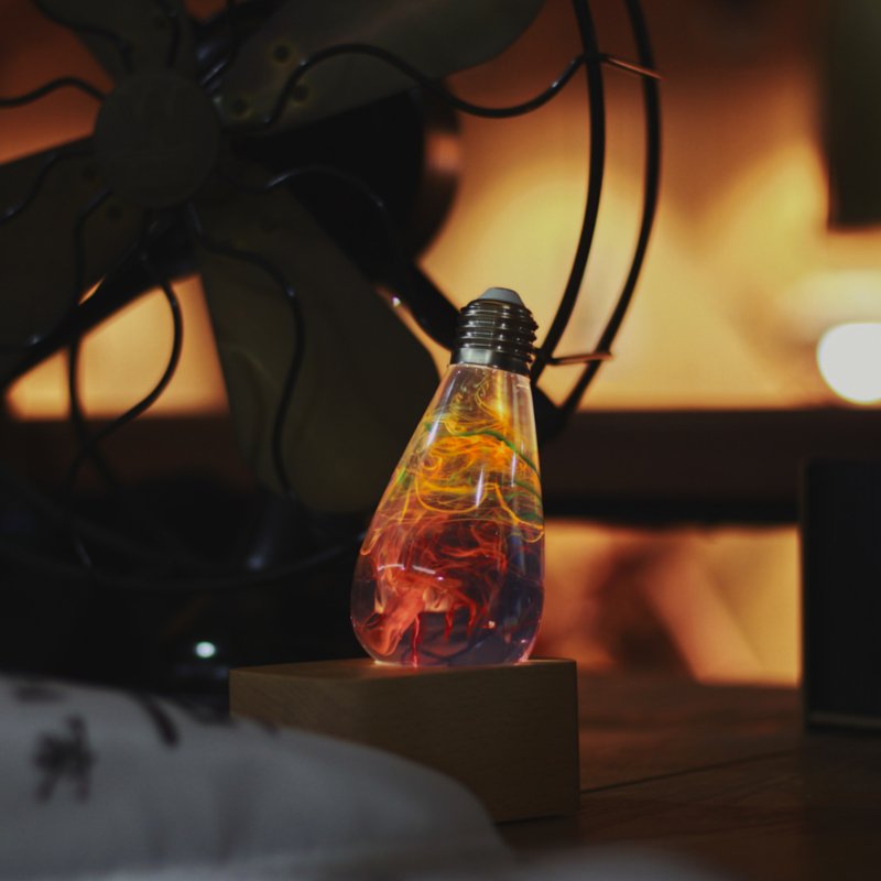 LED Wood Light Base - Cosas y Punto