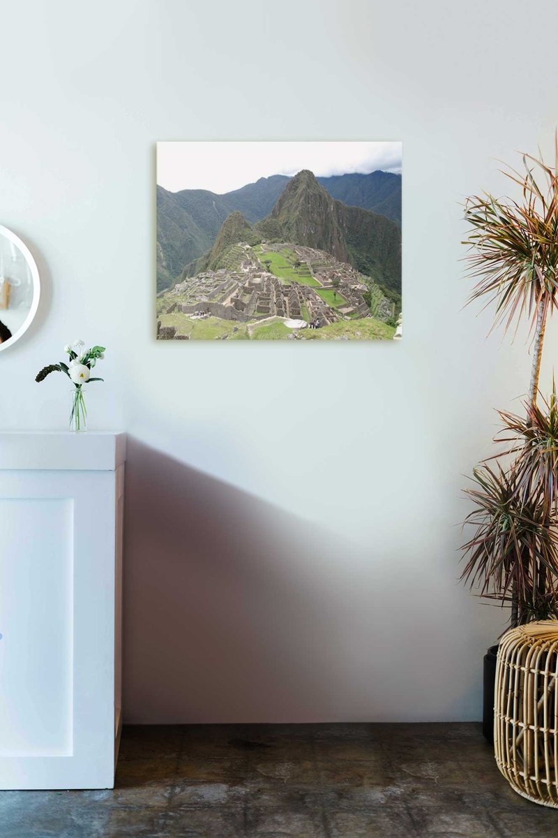 Machu Picchu on Acrylic Glass Wall Art - Cosas y Punto