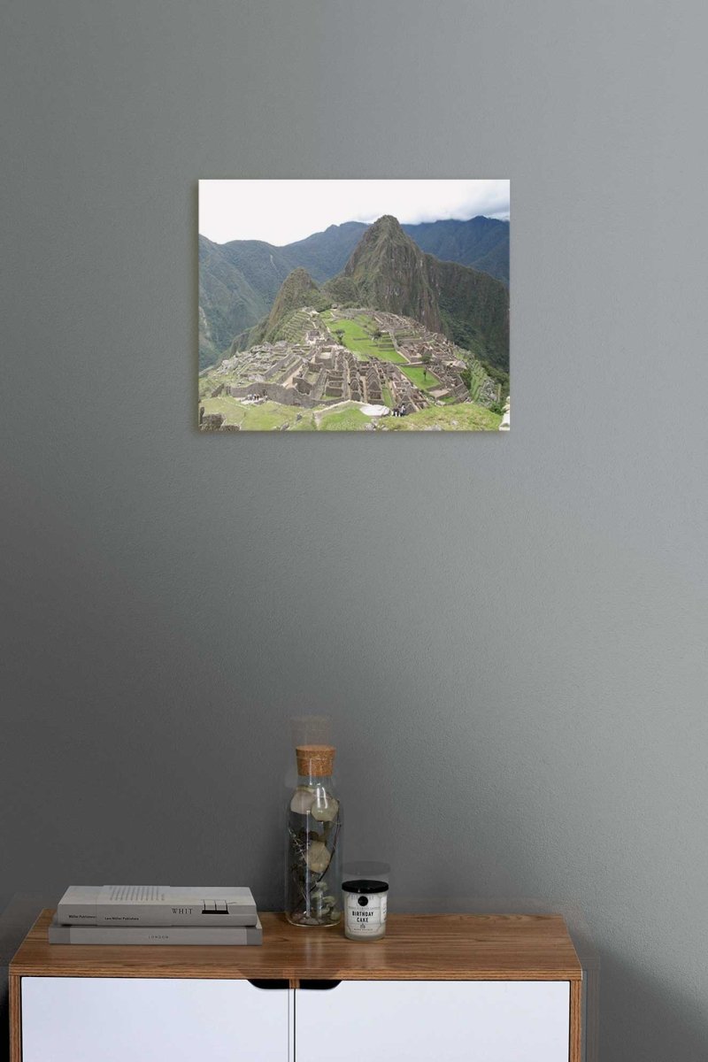 Machu Picchu on Acrylic Glass Wall Art - Cosas y Punto