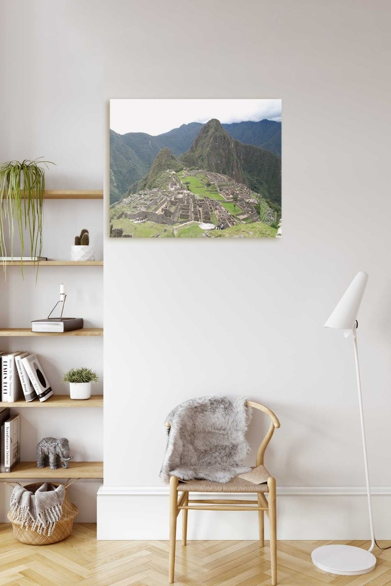 Machu Picchu on Acrylic Glass Wall Art - Cosas y Punto