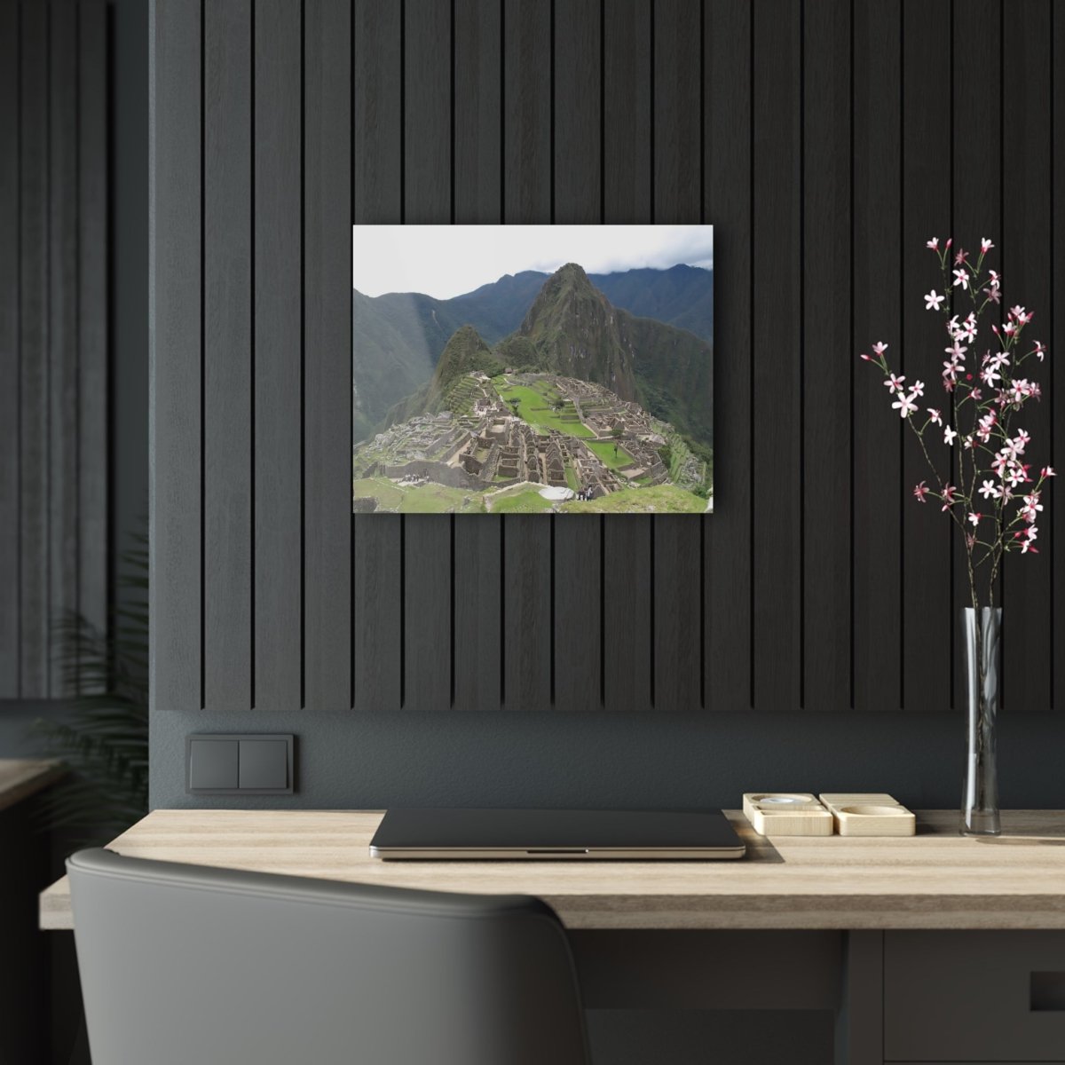 Machu Picchu on Acrylic Glass Wall Art - Cosas y Punto