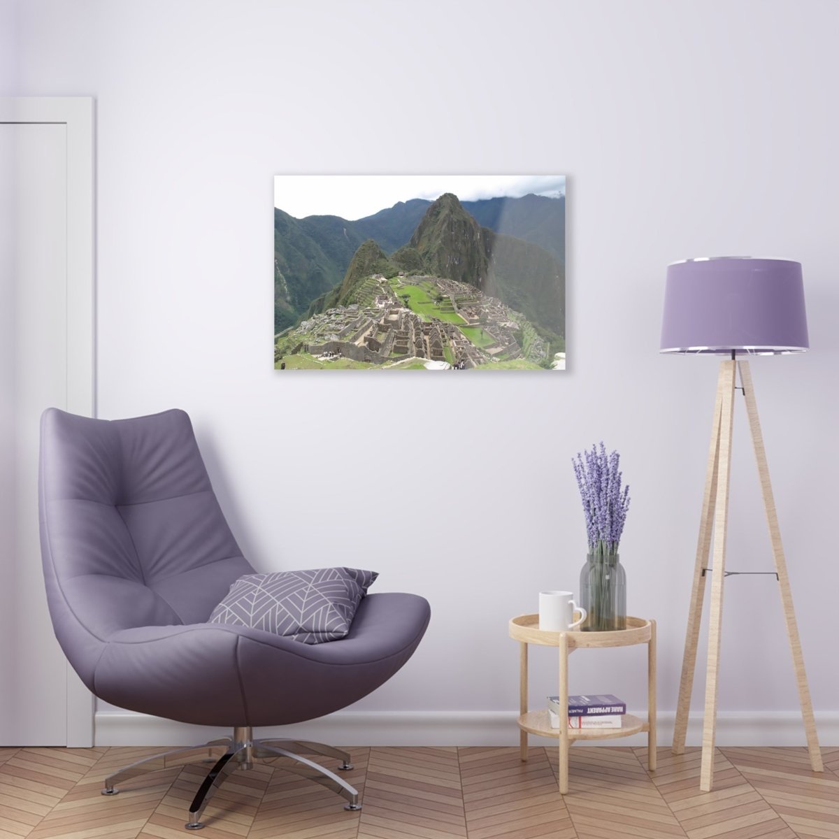 Machu Picchu on Acrylic Glass Wall Art - Cosas y Punto