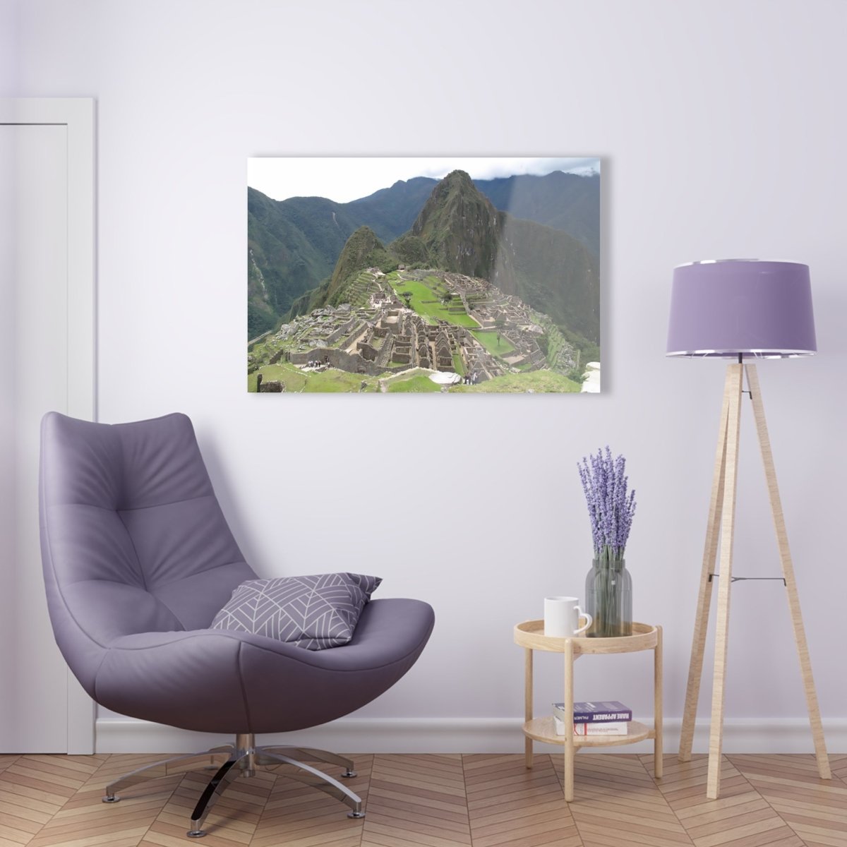 Machu Picchu on Acrylic Glass Wall Art - Cosas y Punto