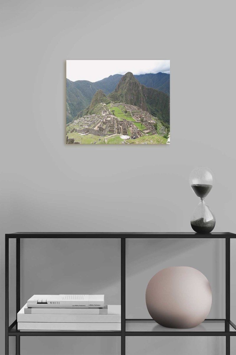 Machu Picchu on Acrylic Glass Wall Art - Cosas y Punto