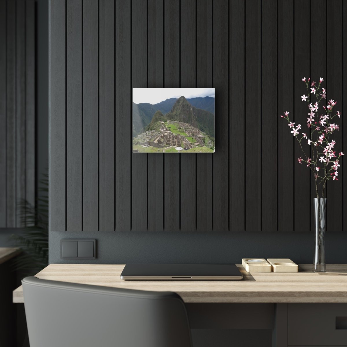 Machu Picchu on Acrylic Glass Wall Art - Cosas y Punto