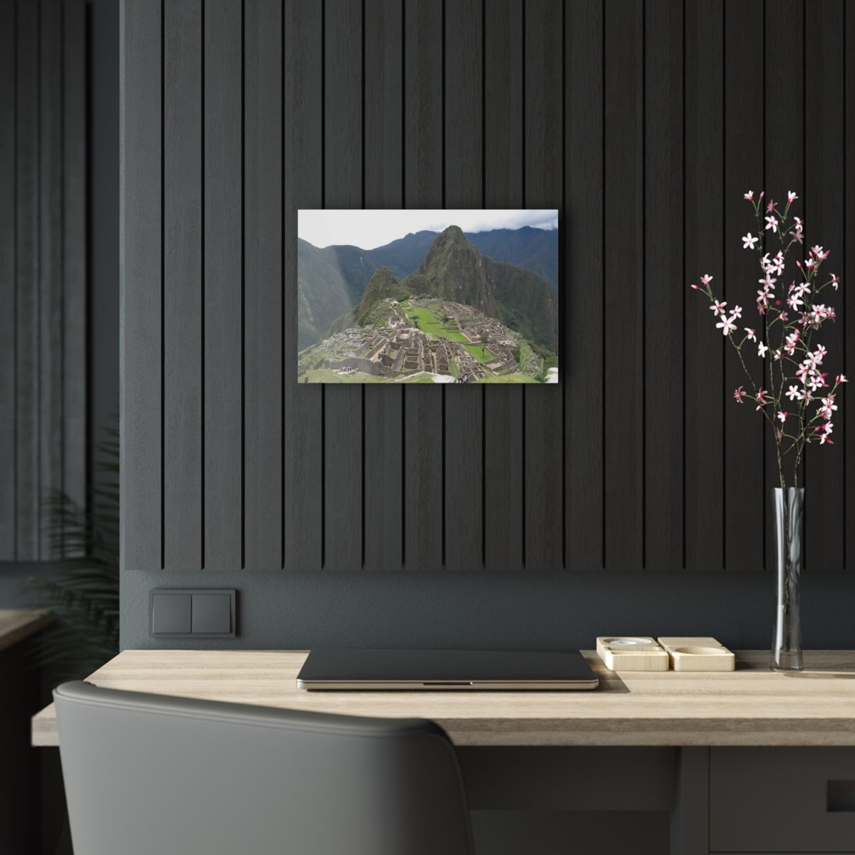 Machu Picchu on Acrylic Glass Wall Art - Cosas y Punto
