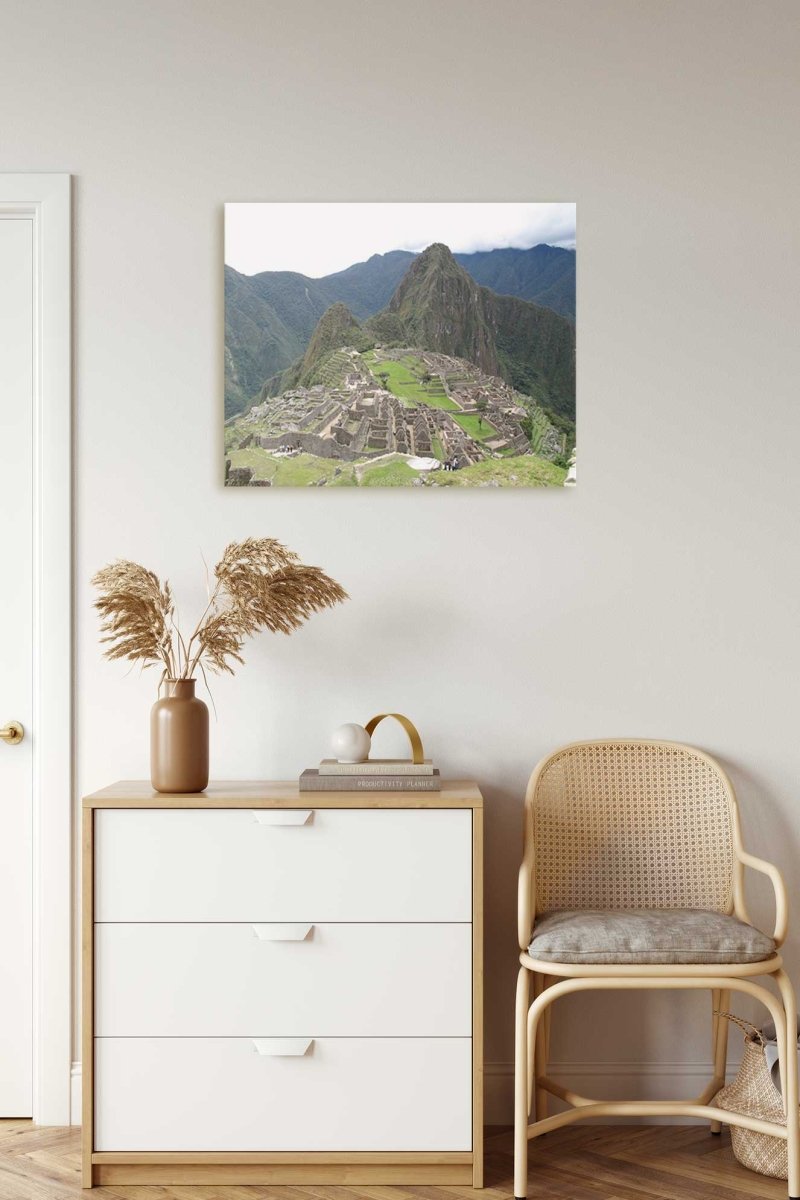 Machu Picchu on Acrylic Glass Wall Art - Cosas y Punto
