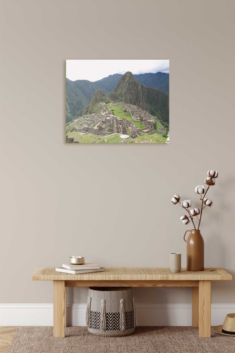 Machu Picchu on Acrylic Glass Wall Art - Cosas y Punto