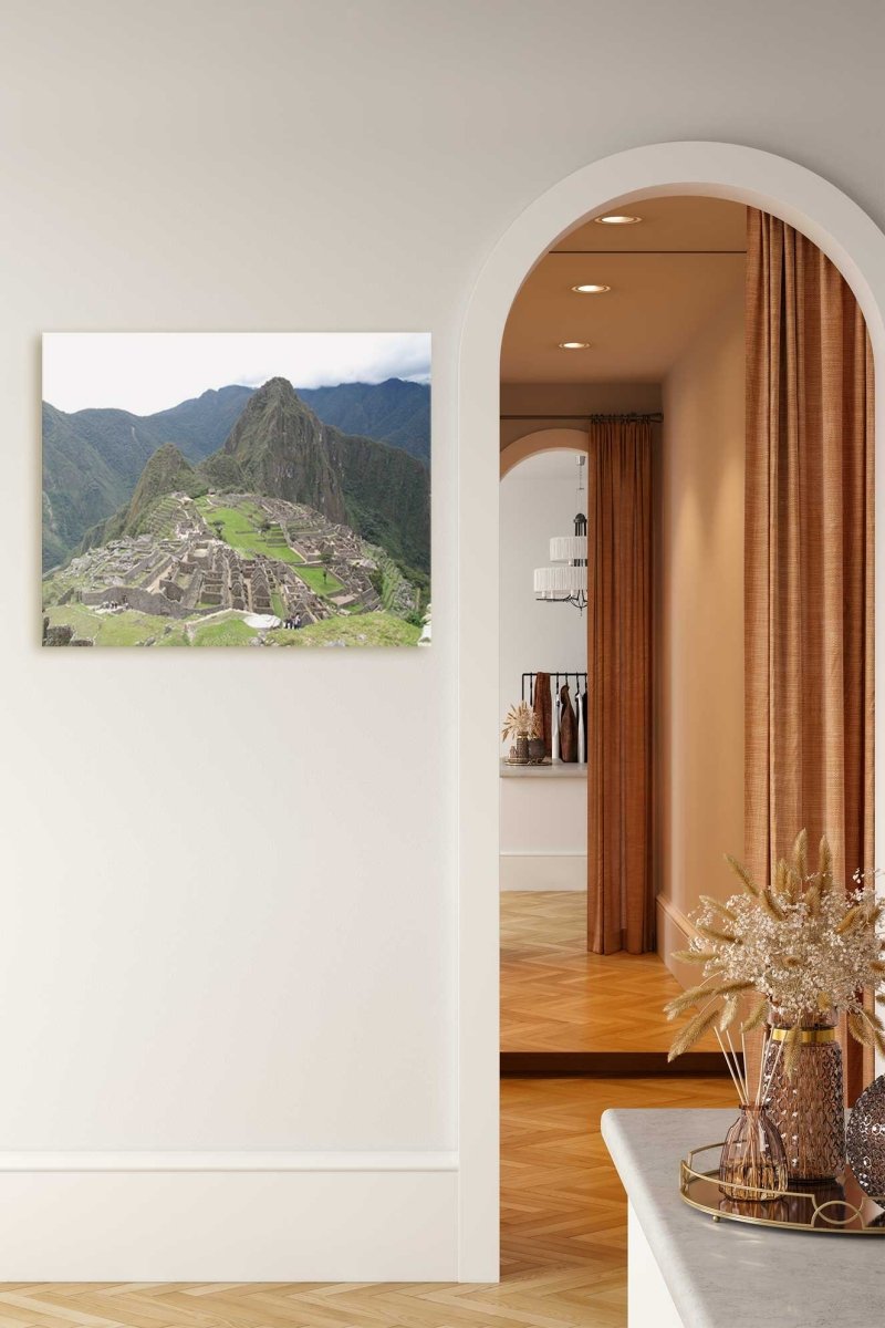 Machu Picchu on Acrylic Glass Wall Art - Cosas y Punto