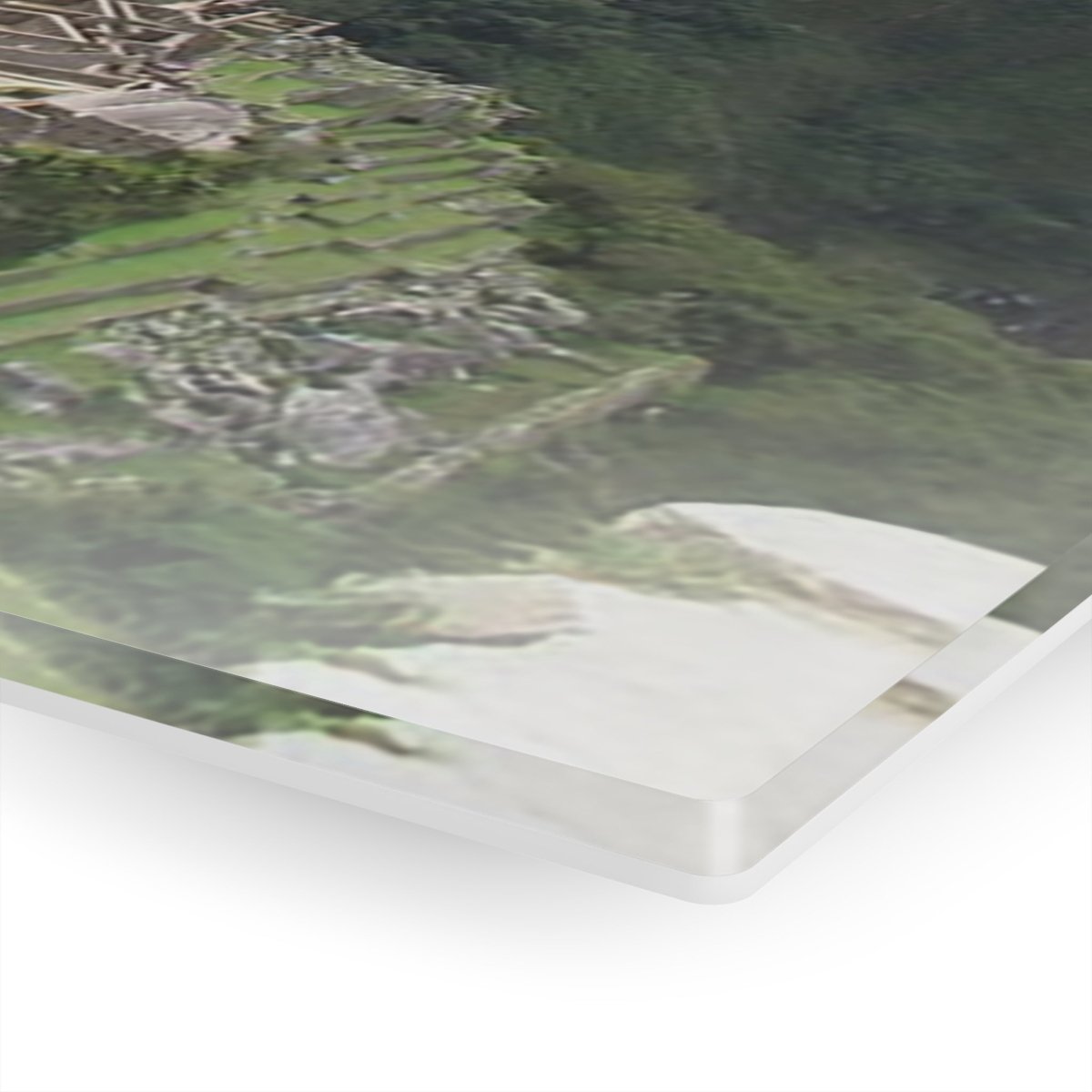 Machu Picchu on Acrylic Glass Wall Art - Cosas y Punto