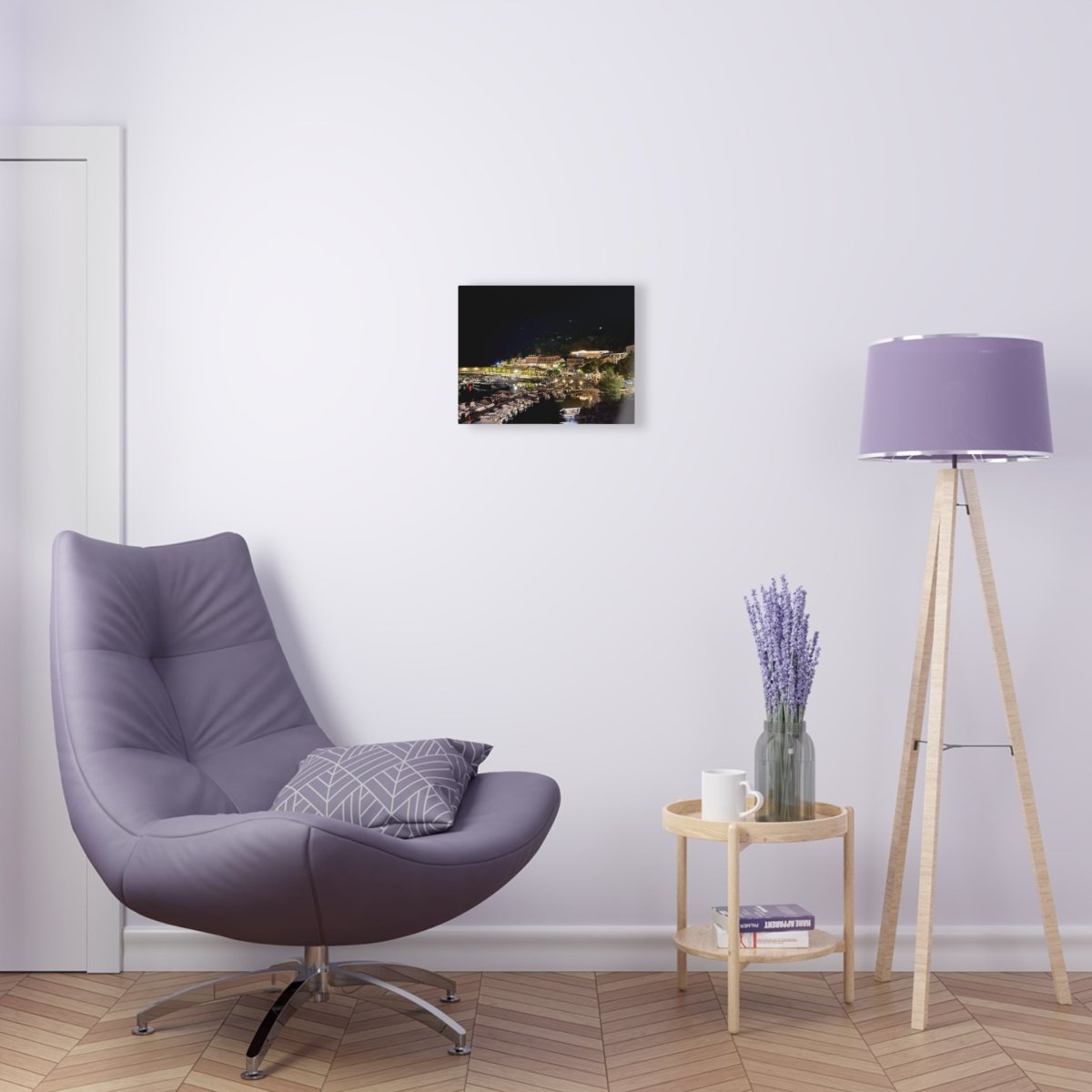 Maratea Bay at night on Acrylic Glass Wall Art - Cosas y Punto