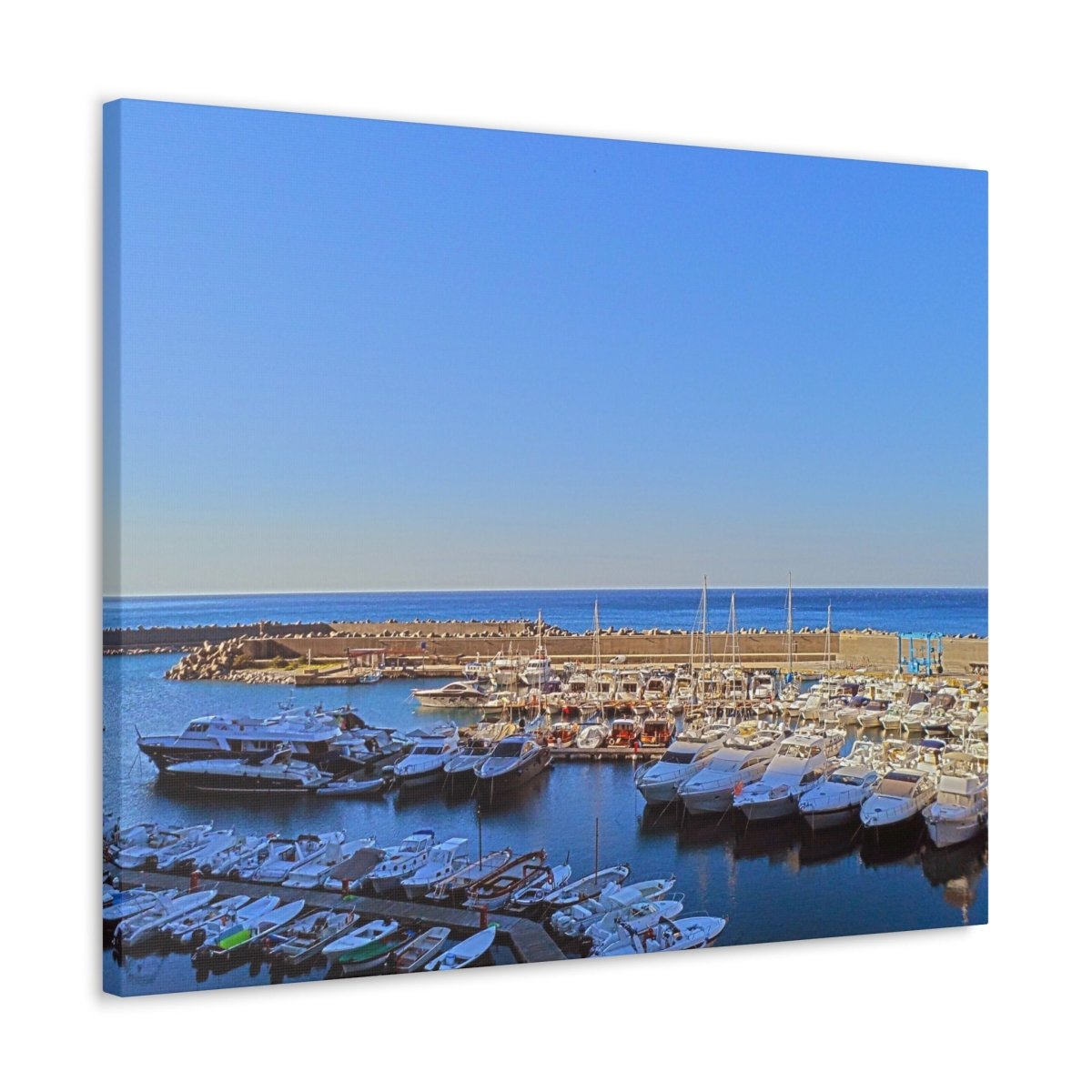 Marina in Maratea Bay on Canvas - Cosas y Punto