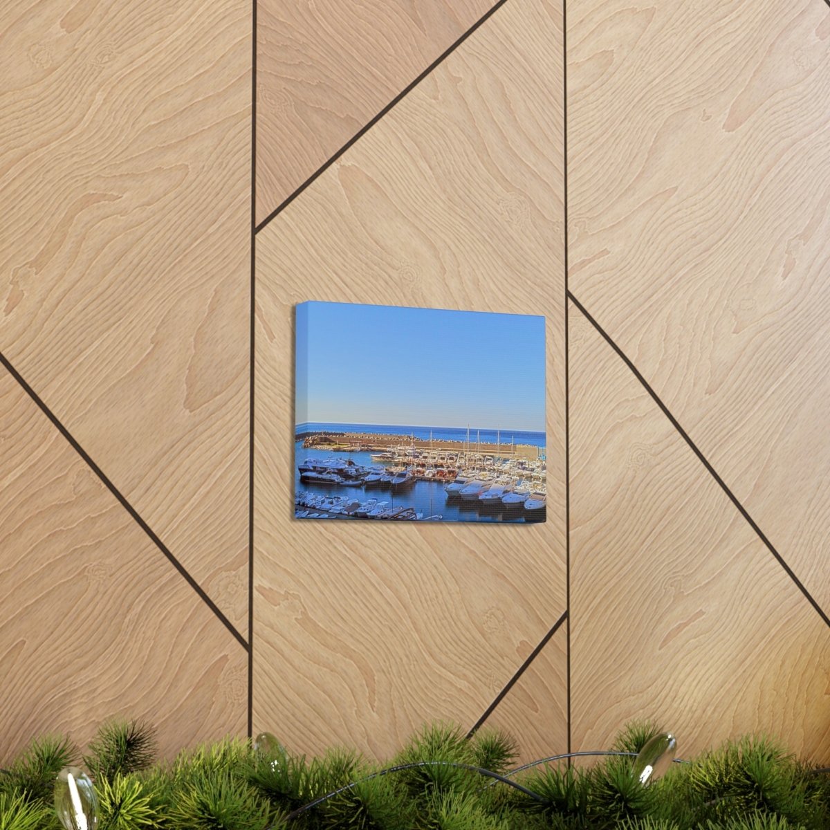 Marina in Maratea Bay on Canvas - Cosas y Punto